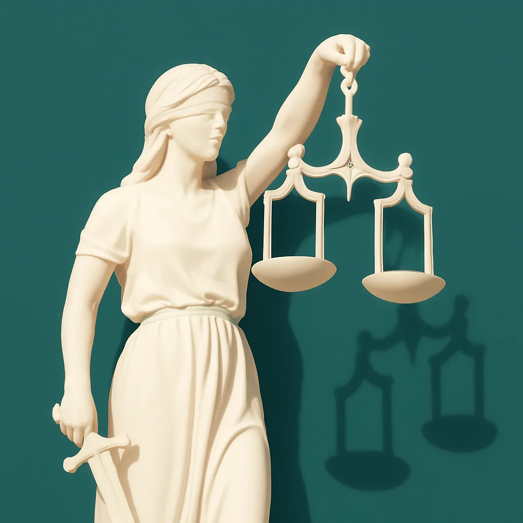 Statue von Justitia